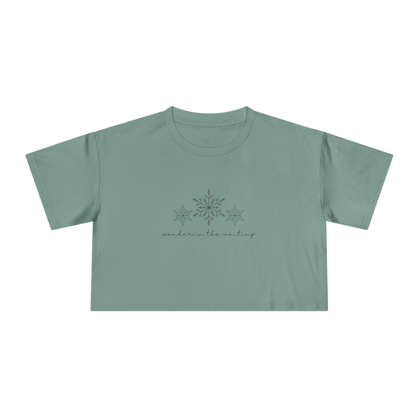 Wonder in the Waiting Women's Crop Tee