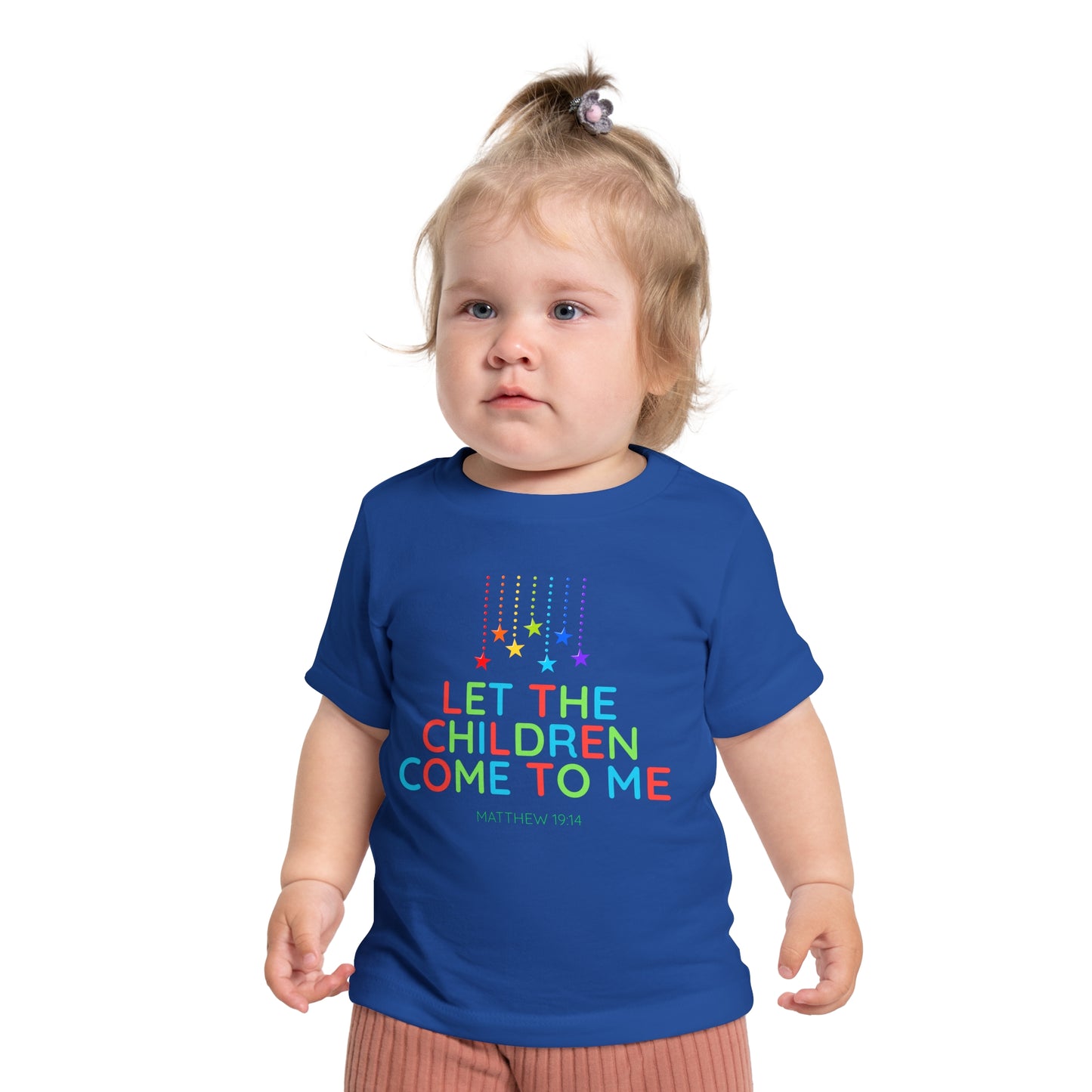 Let the Children Come to Me - Colorful Baby Faith T-Shirt