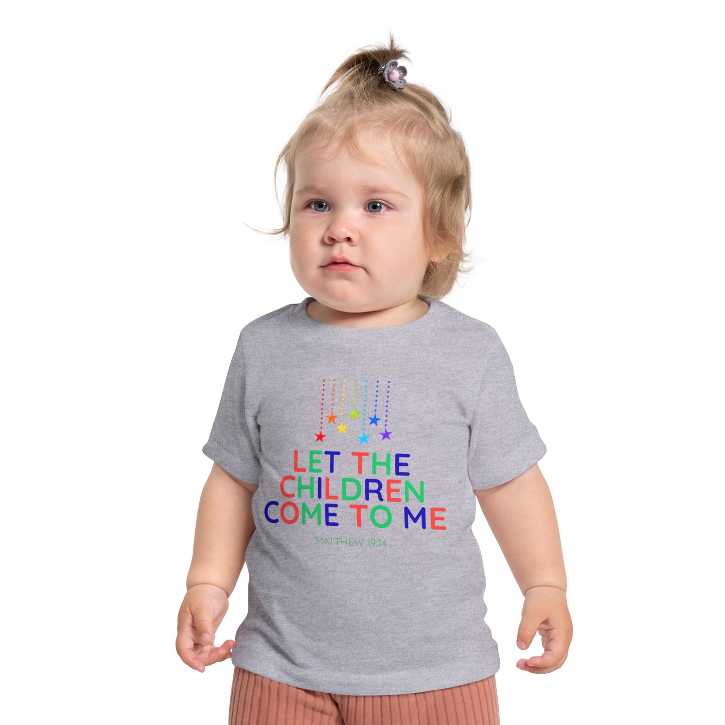 Let the Children Come to Me - Colorful Baby Faith T-Shirt