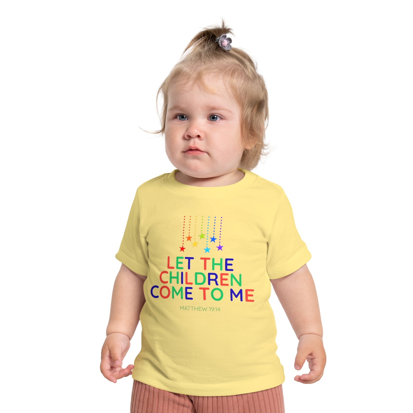 Let the Children Come to Me - Colorful Baby Faith T-Shirt