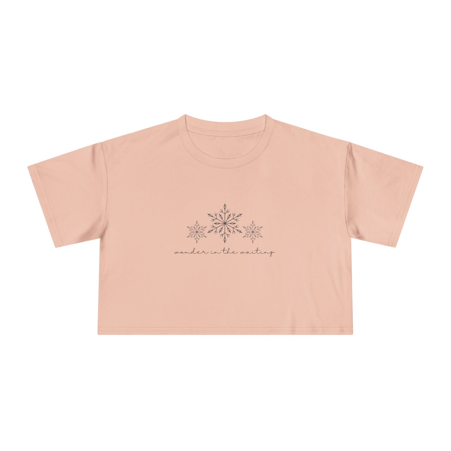 Wonder in the Waiting Women's Crop Tee