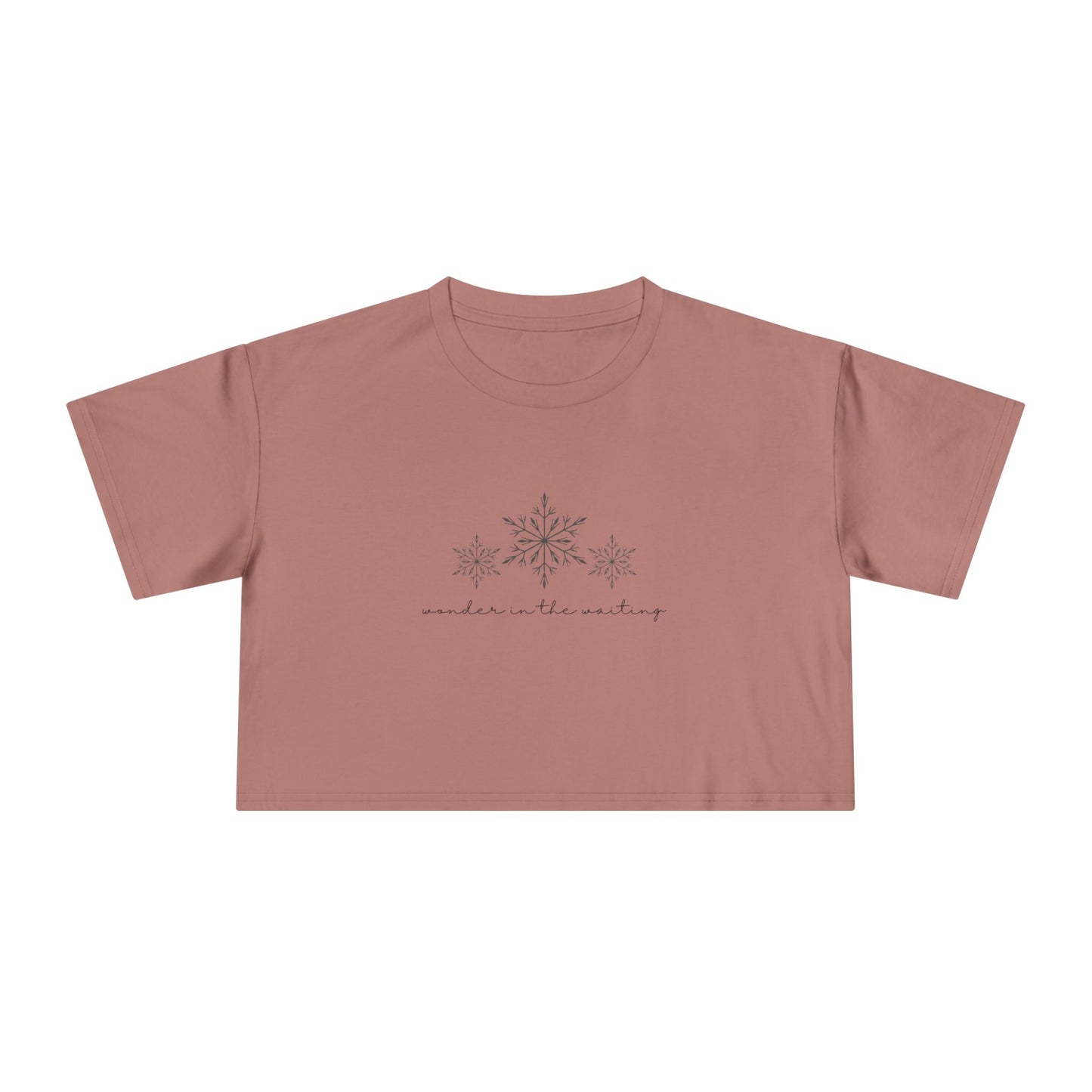Wonder in the Waiting Women's Crop Tee