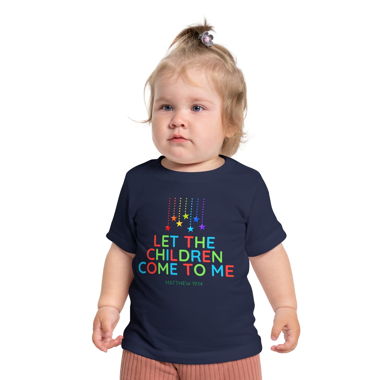 Let the Children Come to Me - Colorful Baby Faith T-Shirt