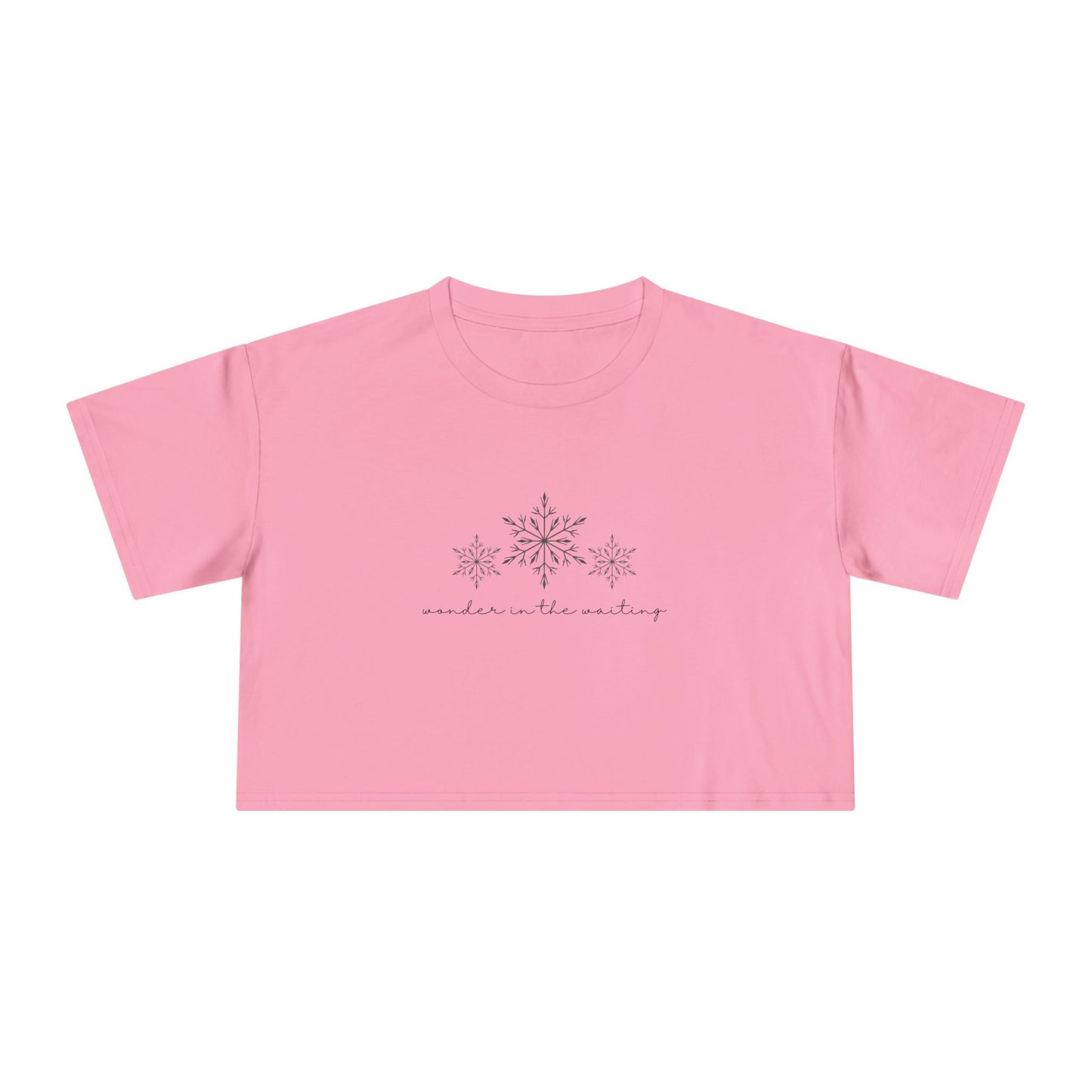Wonder in the Waiting Women's Crop Tee