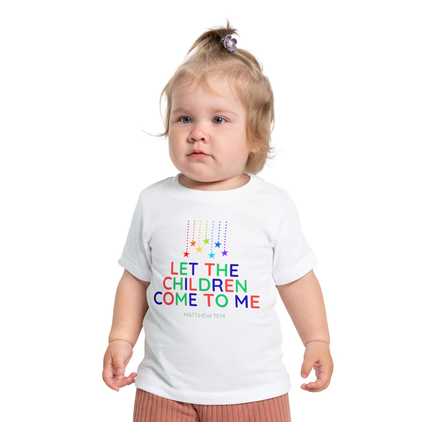 Let the Children Come to Me - Colorful Baby Faith T-Shirt